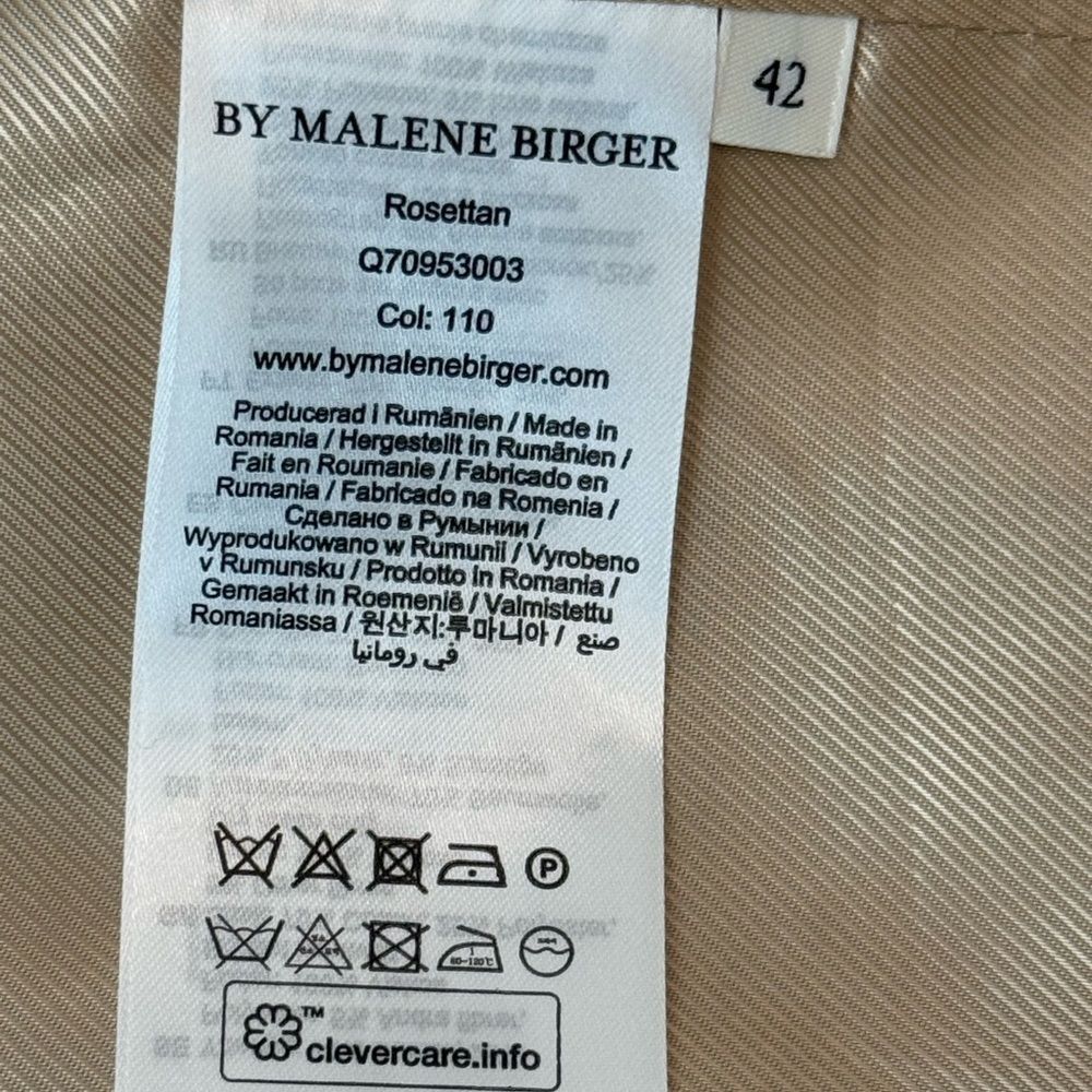 By Malene Birger Rosettan Beige Blazer - Picture 11 of 11
